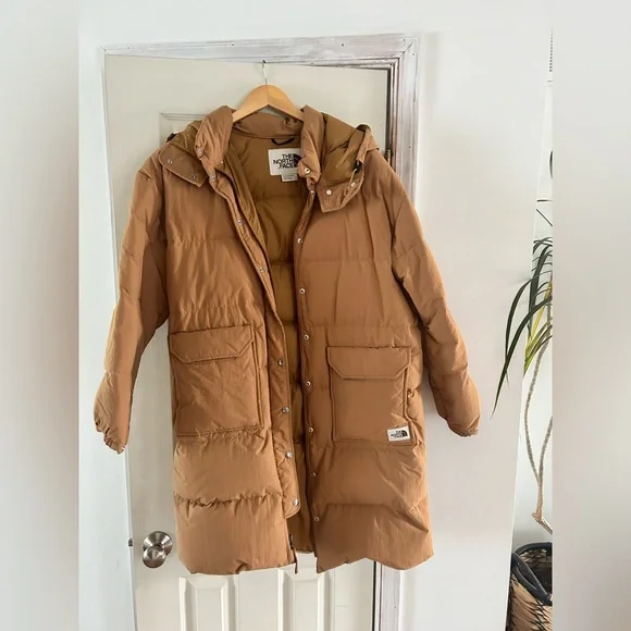 The North Face Down Sierra Hooded Parka coat 600 series sz large - Picture 2 of 5